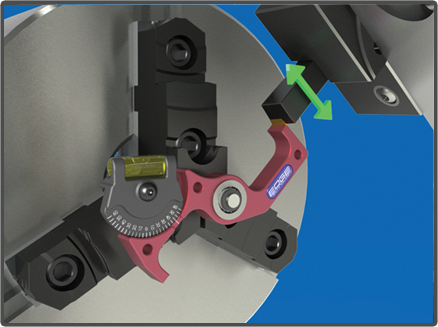 setting cnc lathe cutting tools on spindle axis manual