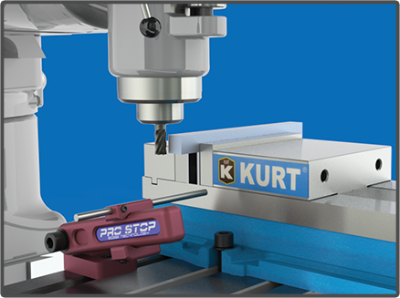 pro mill stop manual bridgeport milling maching table kurt vise 80 20 stock