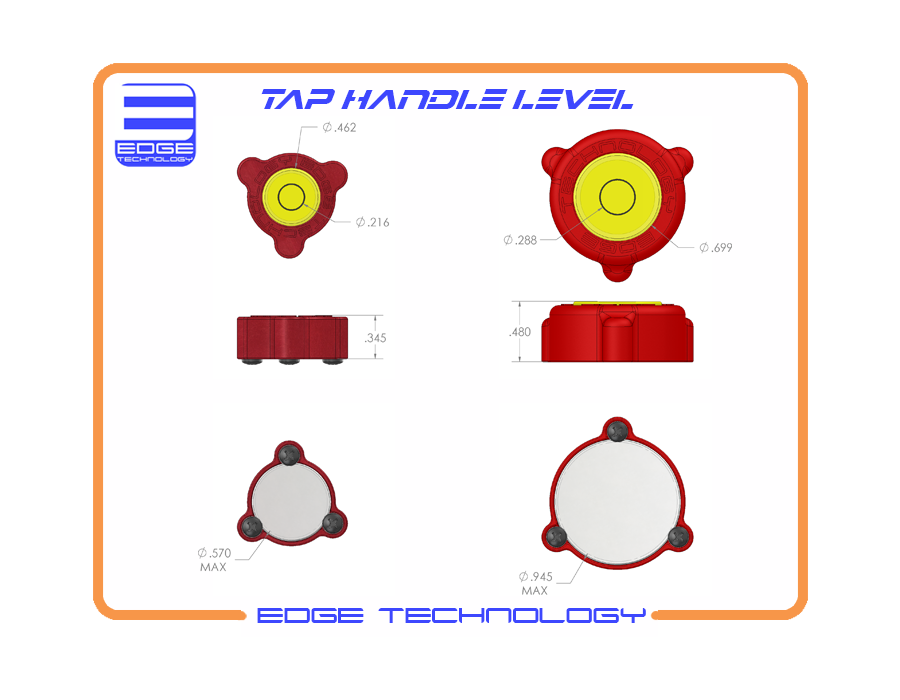 Tap Handle Level Edge Technology